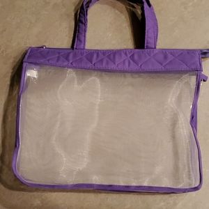 Mesh Zip Top Cosmetic Case
